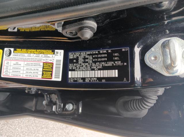 5TDGZRAH1MS072065 - 2021 TOYOTA HIGHLANDER XLE Qara foto 10