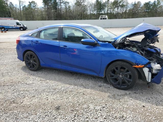 19XFC2F81KE201135 - 2019 HONDA CIVIC SPORT BLUE photo 4