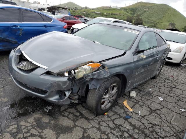 4T1CE38P84U777814 - 2004 TOYOTA CAMRY SOLA SE GRAY photo 1