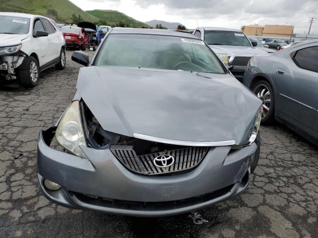 4T1CE38P84U777814 - 2004 TOYOTA CAMRY SOLA SE GRAY photo 5