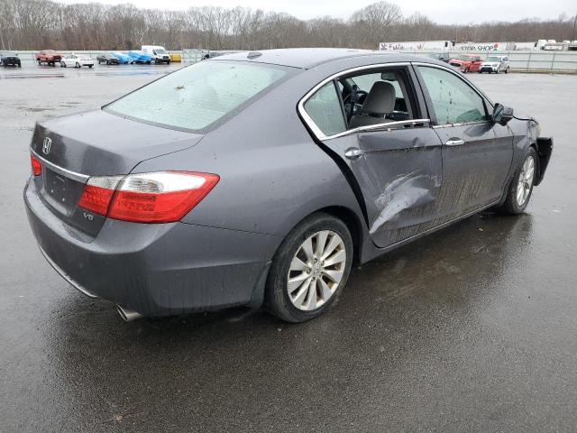 1HGCR3F80DA002432 - 2013 HONDA ACCORD EXL GRAY photo 3