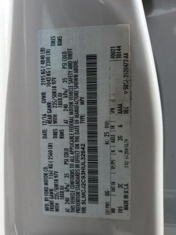 5LMCJ2C93HUL32642 - 2017 LINCOLN MKC SELECT 白色 照片 14