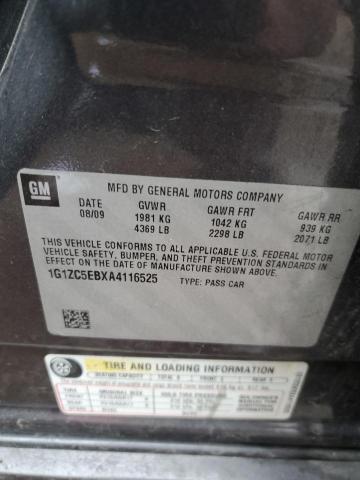 1G1ZC5EBXA4116525 - 2010 CHEVROLET MALIBU 1LT 灰色 照片 12