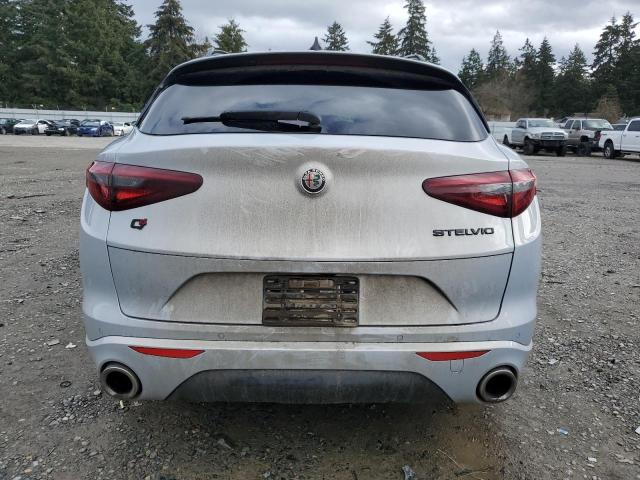 ZASPAKBNXM7D10323 - 2021 ALFA ROMEO STELVIO TI SILVER photo 6
