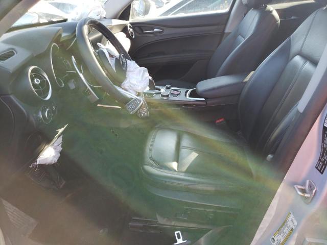 ZASPAKBNXM7D10323 - 2021 ALFA ROMEO STELVIO TI SILVER photo 7