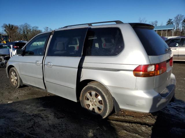 5FNRL18824B122512 - 2004 HONDA ODYSSEY EX SILVER photo 2