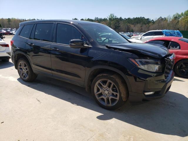 5FNYF8H50NB002761 - 2022 HONDA PASSPORT EXL BLACK photo 4
