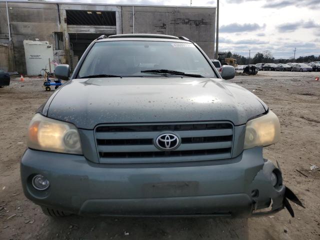 JTEEP21A260158560 - 2006 TOYOTA HIGHLANDER LIMITED GREEN photo 5