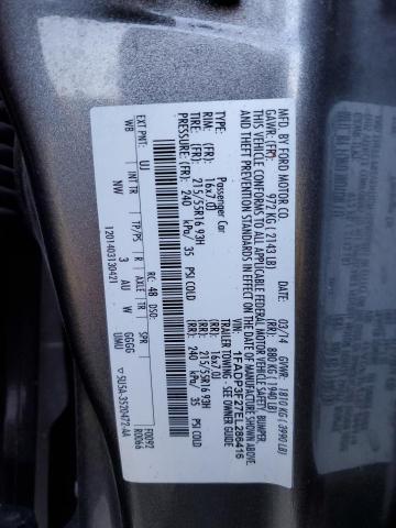 1FADP3F27EL286416 - 2014 FORD FOCUS SE GRAY photo 13