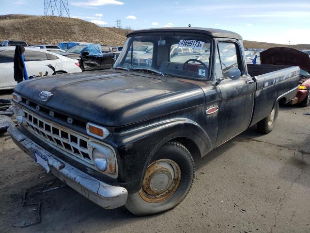 F10JR686480 - 1965 FORD F100 BLACK photo 1