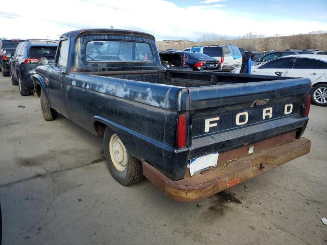 F10JR686480 - 1965 FORD F100 BLACK photo 2