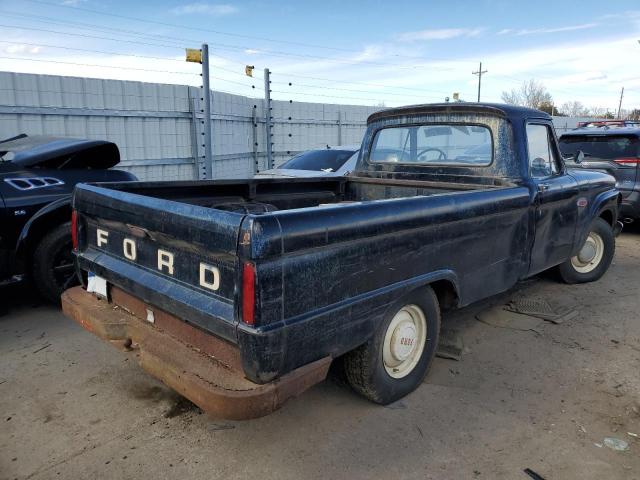 F10JR686480 - 1965 FORD F100 BLACK photo 3