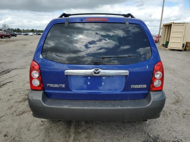 4F2YZ94146KM10779 - 2006 MAZDA TRIBUTE S BLUE photo 6