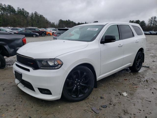 1C4RDJDG1KC708039 - 2019 DODGE DURANGO GT WHITE photo 1