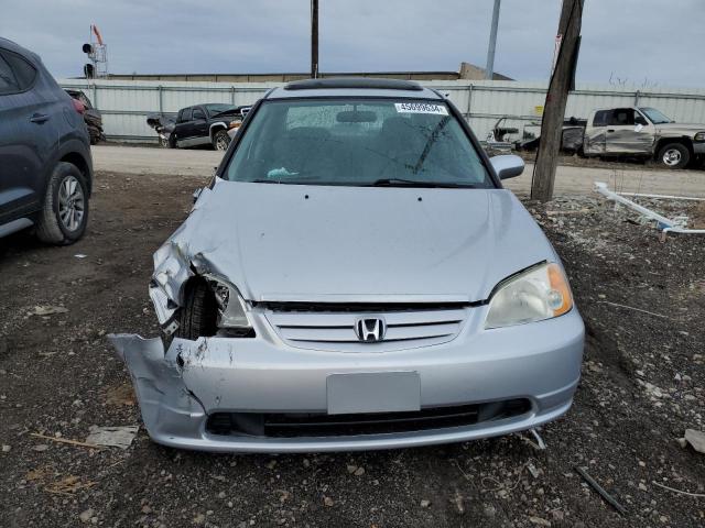 2HGES26712H600087 - 2002 HONDA CIVIC EX SILVER photo 5