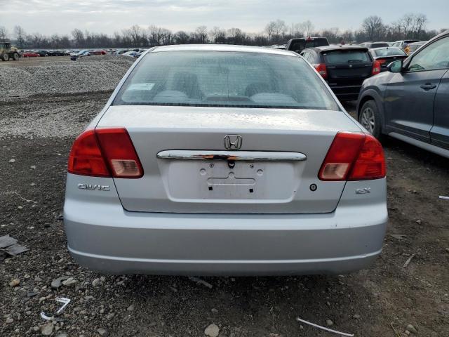 2HGES26712H600087 - 2002 HONDA CIVIC EX SILVER photo 6