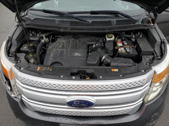 1FM5K8D87FGB67451 - 2015 FORD EXPLORER XLT GRAY photo 12