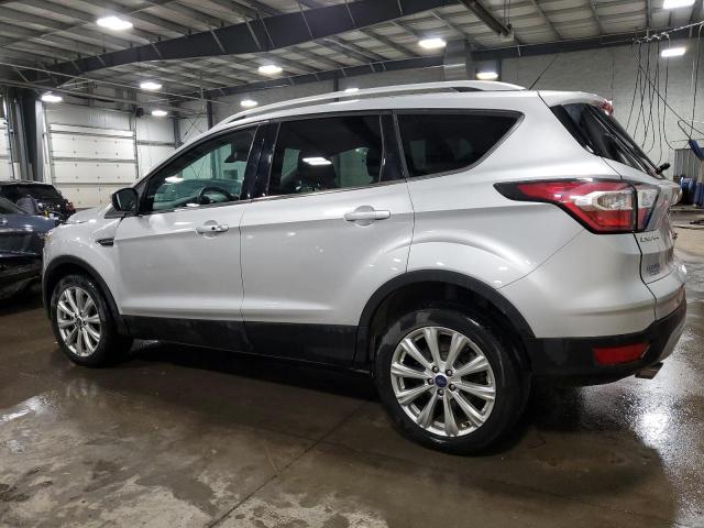 1FMCU9JD8HUA80445 - 2017 FORD ESCAPE TITANIUM SILVER photo 2