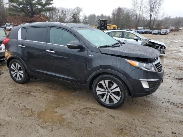 KNDPCCA2XB7138792 - 2011 KIA SPORTAGE EX BLACK photo 4