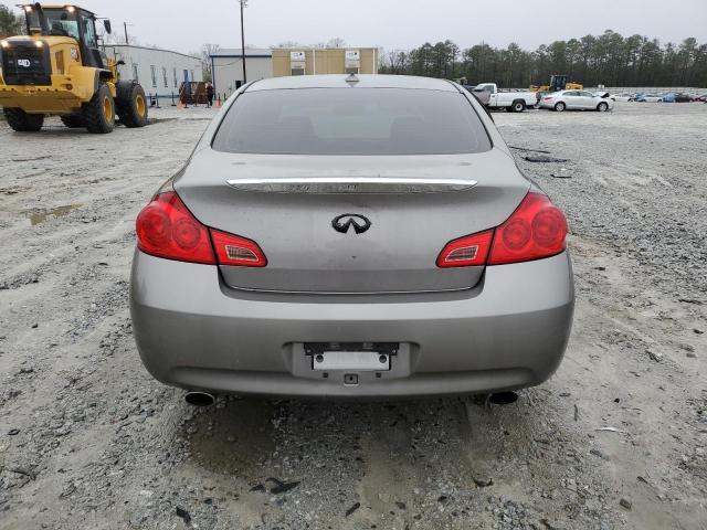 JNKCV61E39M309221 - 2009 INFINITI G37 BASE GRAY photo 6