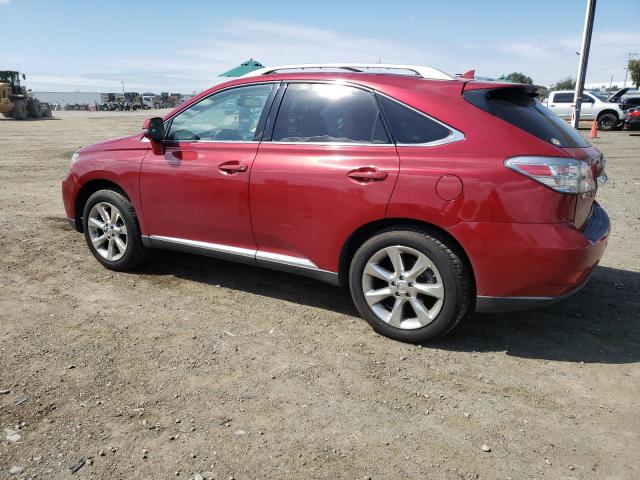 2T2BK1BAXBC096769 - 2011 LEXUS RX 350 MAROON photo 2