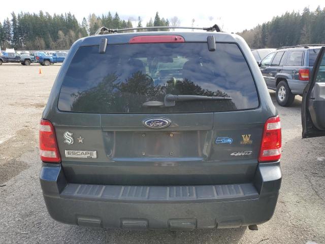 1FMCU93759KB30531 - 2009 FORD ESCAPE XLT GREEN photo 6