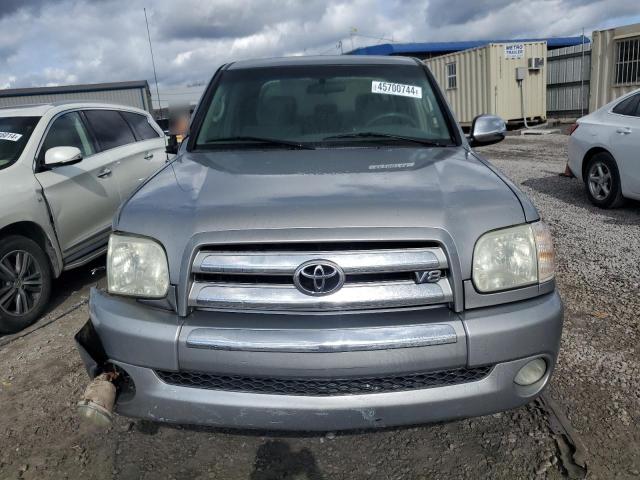 5TBET341X6S520769 - 2006 TOYOTA TUNDRA DOUBLE CAB SR5 SILVER photo 5