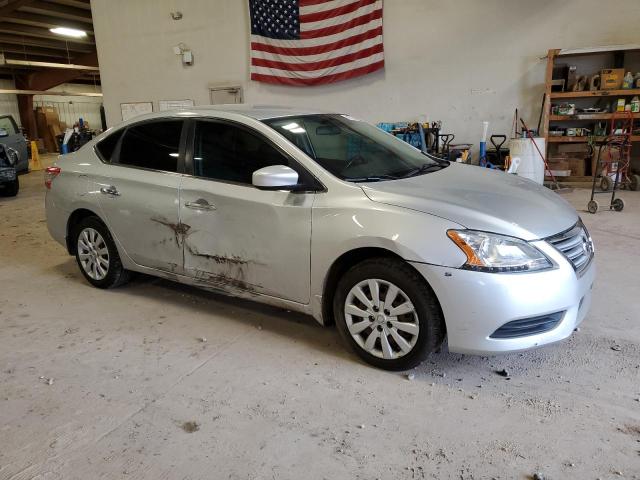 3N1AB7AP3EY338351 - 2014 NISSAN SENTRA S SILVER photo 4