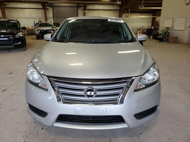 3N1AB7AP3EY338351 - 2014 NISSAN SENTRA S SILVER photo 5