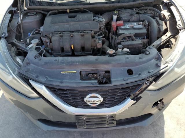 3N1AB7AP2HY222093 - 2017 NISSAN SENTRA S SILVER photo 11