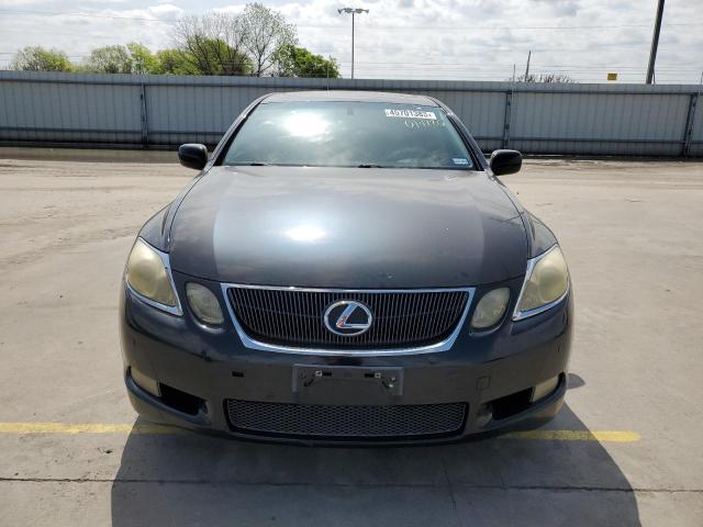 JTHBN96S265014726 - 2006 LEXUS GS 430 BLACK photo 5