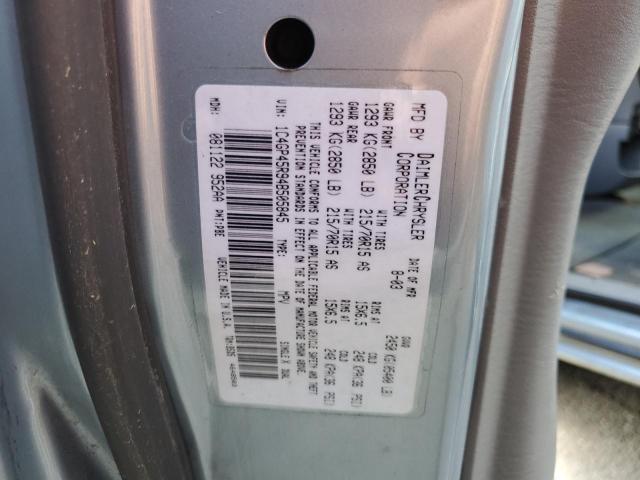 1C4GP45R94B505845 - 2004 CHRYSLER TOWN & COU ლურჯი ფოტო 13