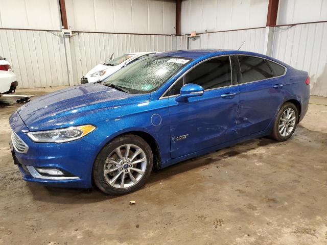 3FA6P0PU6HR128274 - 2017 FORD FUSION SE PHEV BLUE photo 1