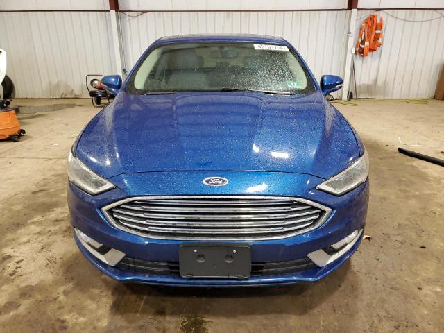 3FA6P0PU6HR128274 - 2017 FORD FUSION SE PHEV BLUE photo 5