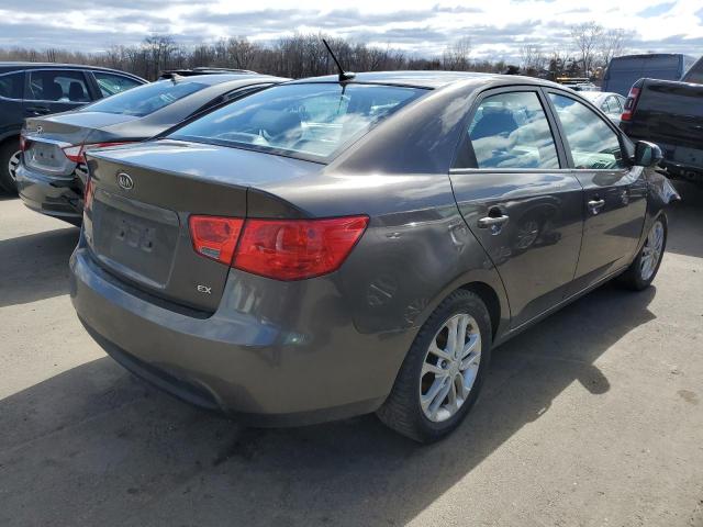 KNAFU4A28B5385526 - 2011 KIA FORTE EX BROWN photo 3