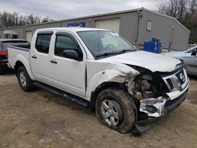 1N6AD0EV2AC404539 - 2010 NISSAN FRONTIER CREW CAB SE WHITE photo 4