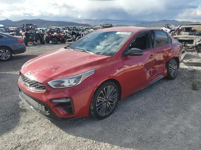 3KPF44AC0ME405464 - 2021 KIA FORTE GT RED photo 1