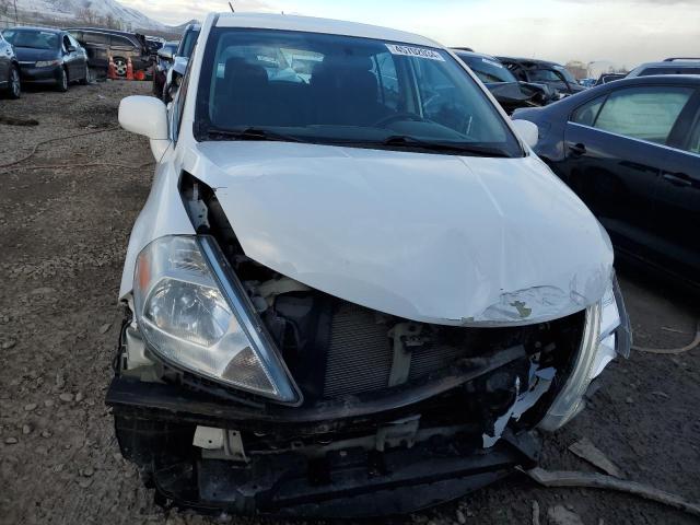 3N1BC1CP2CK289915 - 2012 NISSAN VERSA S WHITE photo 5