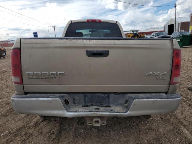 3D7KU28653G752378 - 2003 DODGE RAM 2500 ST TAN photo 6