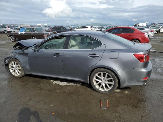 JTHBF5C2XC5182698 - 2012 LEXUS IS 250 GRAY photo 2