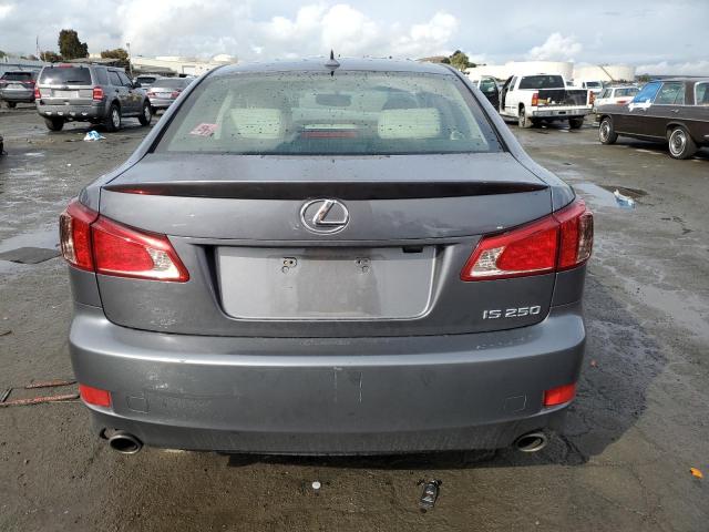 JTHBF5C2XC5182698 - 2012 LEXUS IS 250 GRAY photo 6