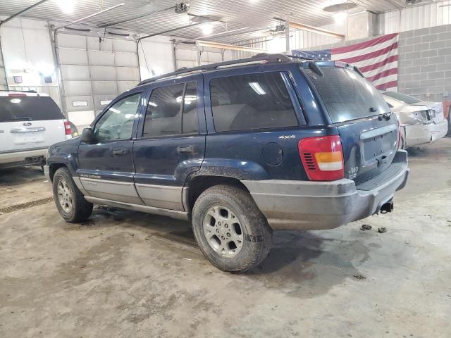 1J4GW48S3YC143863 - 2000 JEEP GRAND CHER LAREDO BLUE photo 2