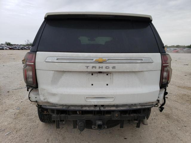 1GNSCMEDXMR355379 - 2021 CHEVROLET TAHOE C1500  LS WHITE photo 6