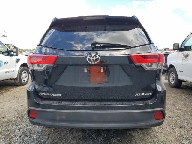 5TDJZRFH0KS565425 - 2019 TOYOTA HIGHLANDER SE BLACK photo 6