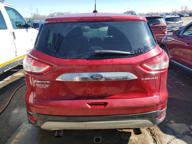 1FMCU0JX4GUB54030 - 2016 FORD ESCAPE TITANIUM RED photo 6