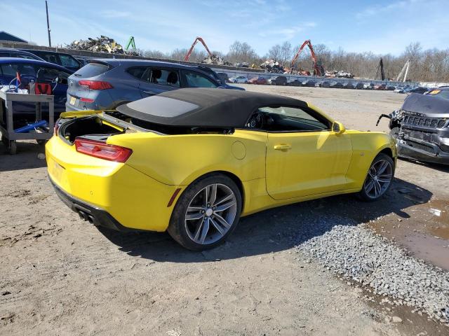 1G1FH3D77G0173304 - 2016 CHEVROLET CAMARO SS YELLOW photo 3