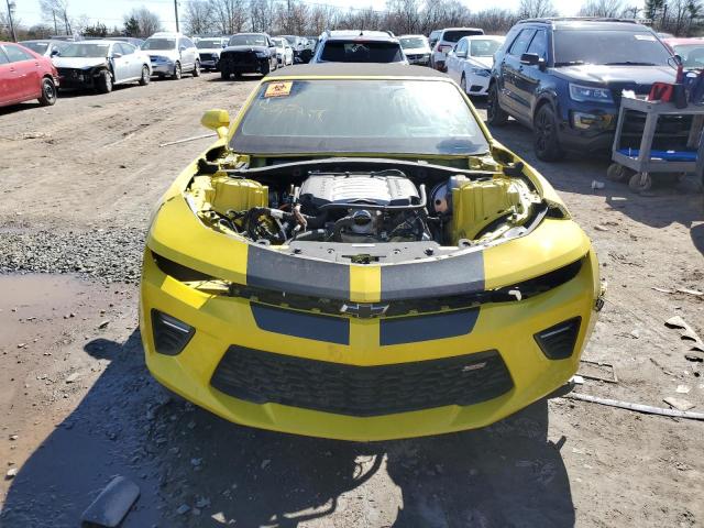 1G1FH3D77G0173304 - 2016 CHEVROLET CAMARO SS YELLOW photo 5