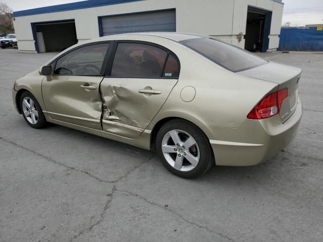 1HGFA16857L076267 - 2007 HONDA CIVIC EX GOLD photo 2