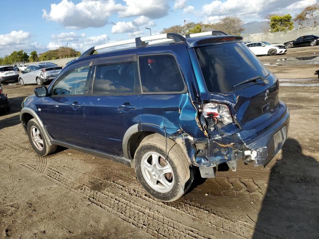 JA4LX31F14U041873 - 2004 MITSUBISHI OUTLANDER LS BLUE photo 2