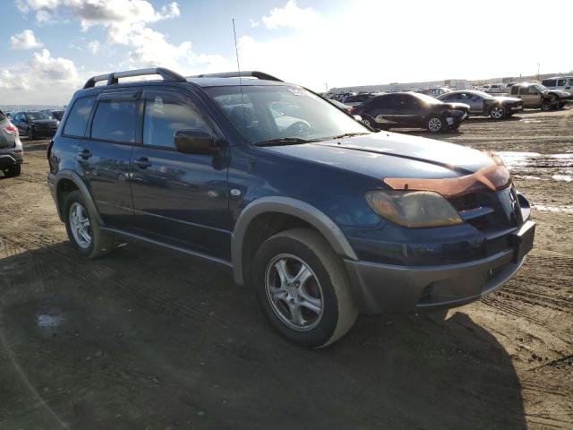 JA4LX31F14U041873 - 2004 MITSUBISHI OUTLANDER LS BLUE photo 4